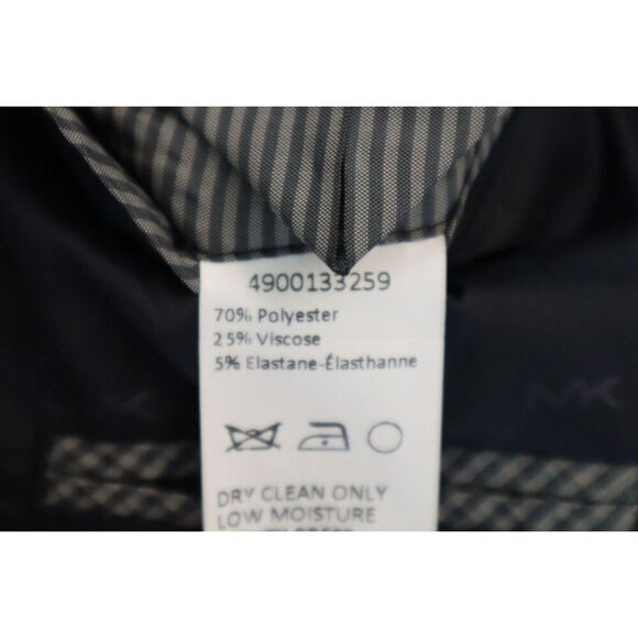 Michael Kors 4900133259 Men's Sz 44R Navy Classic-Fit Stretch Solid Blazers - Picture 6 of 12